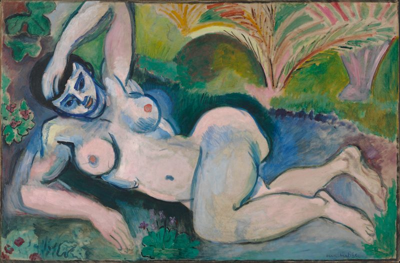 Blå naken (Minne från Biskra) av Henri Matisse, 1907