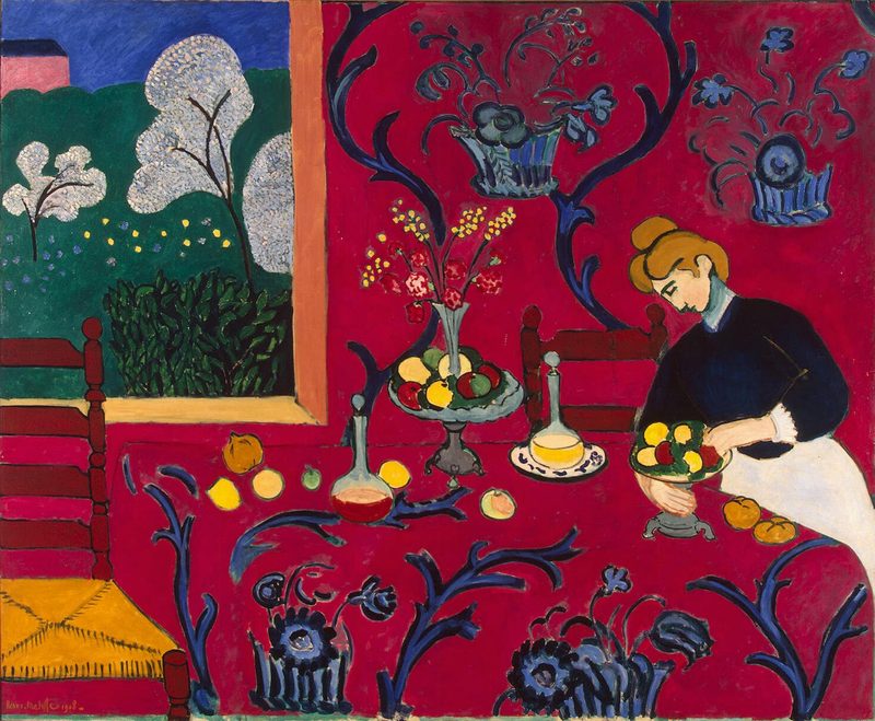 Harmoni i rött av Henri Matisse, 1908
